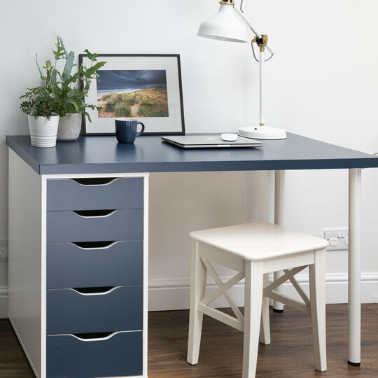 Klebefolie Uni seidenmatt midnight navy blue image number null